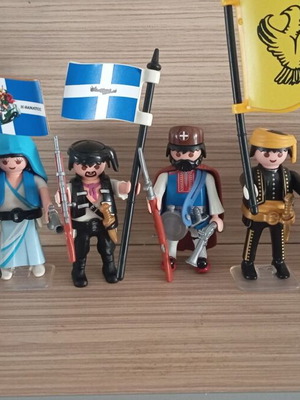 Playmobil Patriotic Figures like new set