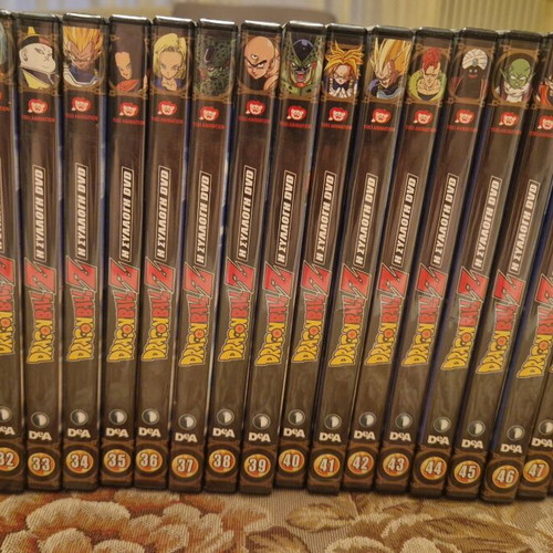 Dragonball Z DVD series, dubbed