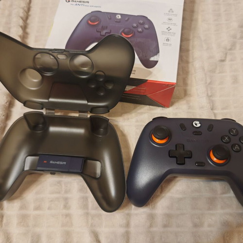 GameSir Nova Lite wireless gaming controller with Hall Effect sticks and hard case