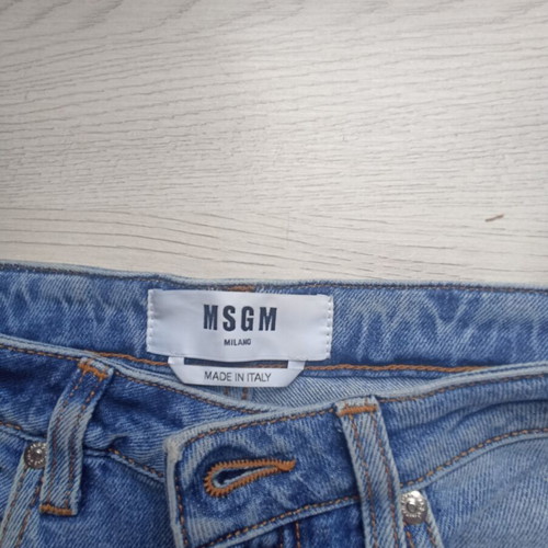 MSGM women's denim shorts like new, size S, blue