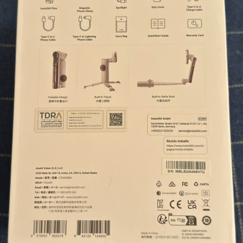 Insta360 Flow Creator Kit new, smartphone stabilizer gimbal