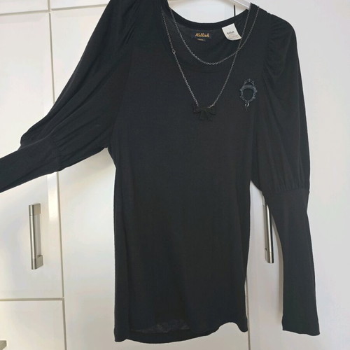 Killah black long-sleeve blouse like new