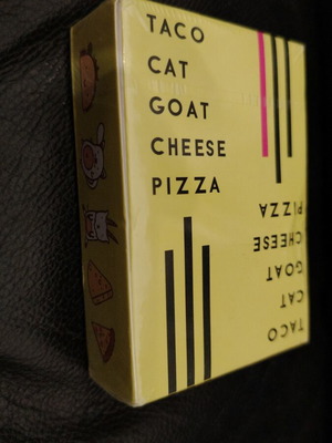 Taco Cat Goat Cheese Pizza board game new, sealed
