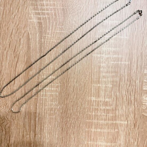 Silver 925 chains set of 2, like new, 30 cm length