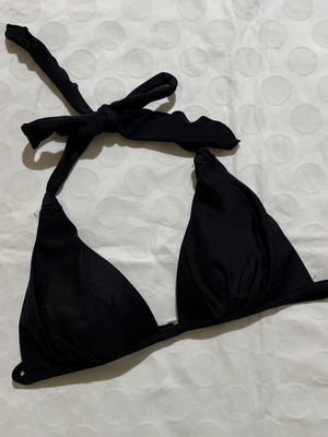 Vintage bikini top size S black like new