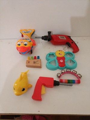 Children's toys used, assorted set