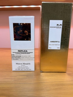 Maison Margiela Jazz Club Eau de Toilette και Mancera Amberful Eau de Parfum καινούργιο, σφραγισμένο πακέτο