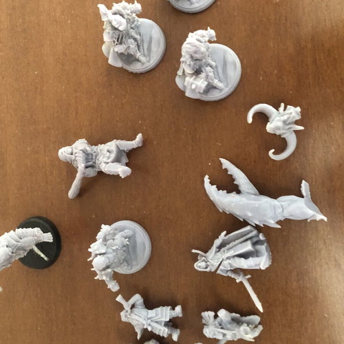 3D Printed Lord of the Rings Miniatures used, 28mm scale