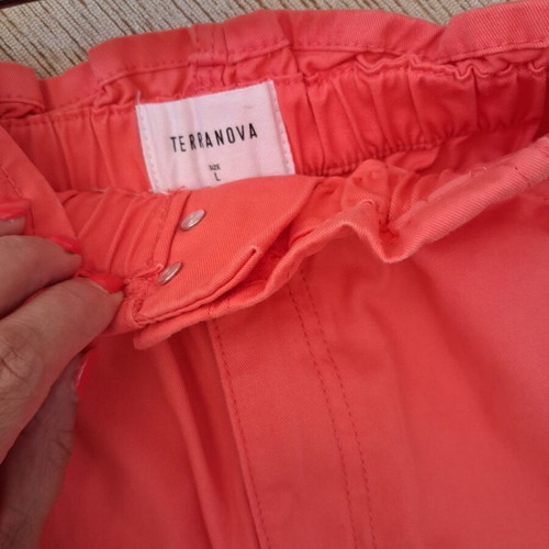 Terranova denim skirt like new, coral color, size L