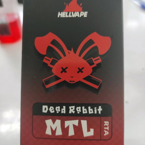 Dead Rabbit MTL RTA Hellvape used, blue steel