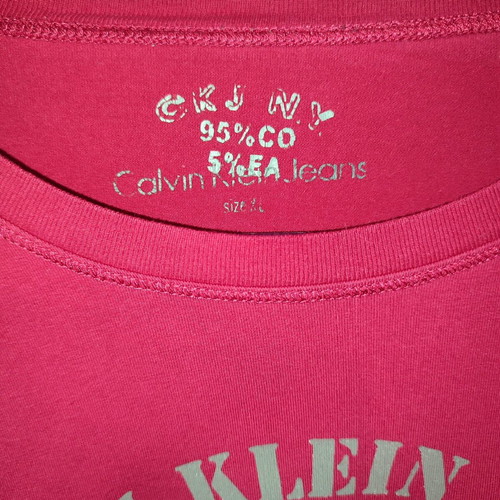 Calvin Klein Jeans long-sleeve shirt XL used, red