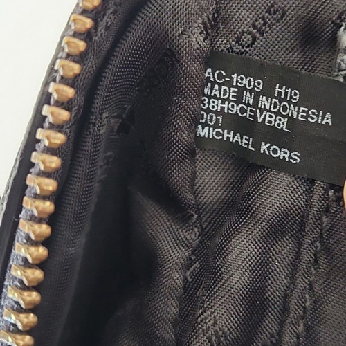Michael Kors leather backpack used, medium size, black