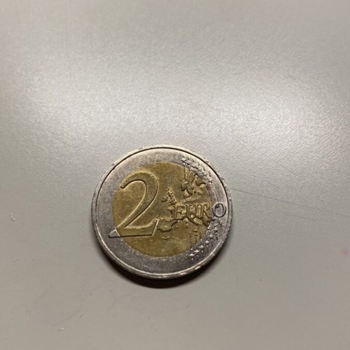 2 Euro commemorative coin for 100 years since Rodin's death like new