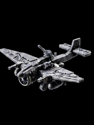 Ork Styka BlitzBomber custom sci-fi miniature