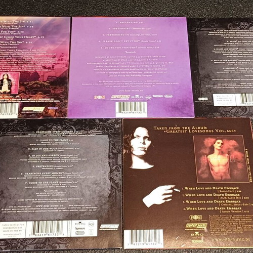 HIM Complete Discography 8 CDs 1997-2013 Box Set with Singles and DVD used