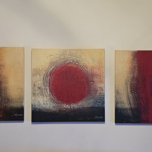 Frames like new, set of 3, size 0.50×0.50