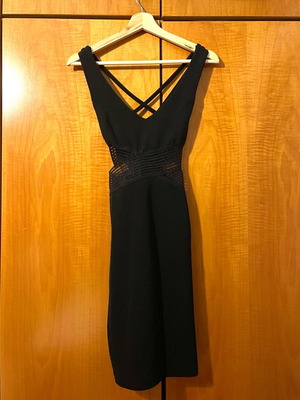 Midi dress black size Small like new