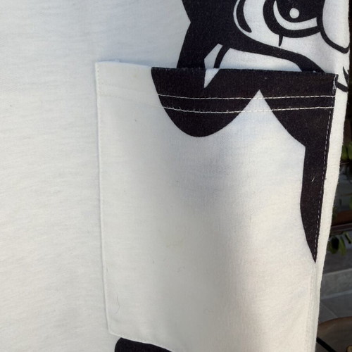 Squirrel dress 100% cotton like new, black and white