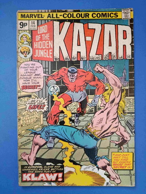Κόμικ Kazar Ka-Zar Τόμος 2 1976 μεταχειρισμένο