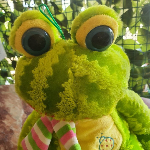 Frog plush toy like new