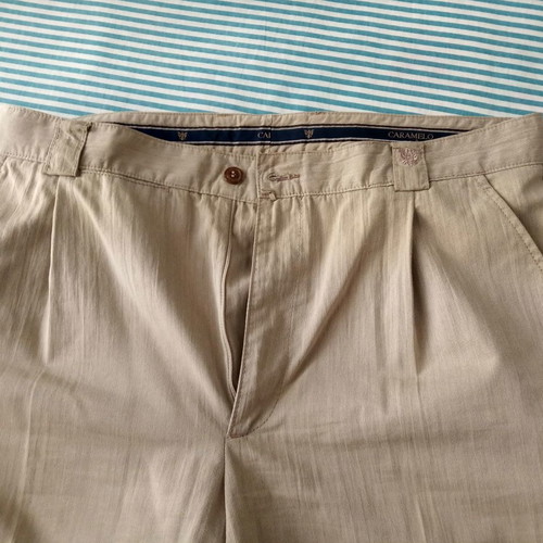 Caramelo men's pants modern, size L, champagne color