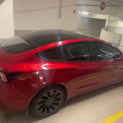 Tesla Model 3/Y Performance Uber Turbine OEM Wheels and Goodyear Eagle F1 Super Sport Tires new