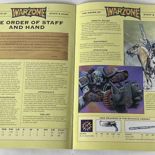Chronicles from the Warzone #5 1997 tabletop wargame magazine used