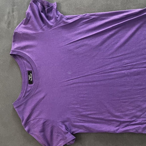 Basic T-shirts set 6 pcs used, size S, white and grey