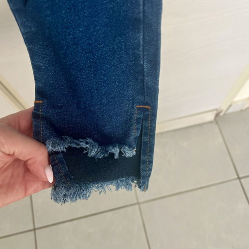 Pink Woman elastic jeans like new, size M 38 10, blue