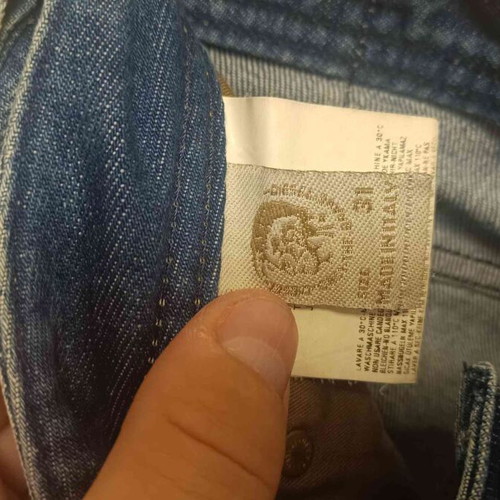Diesel Zathan men's jeans bootcut size W31 L34 like new, blue