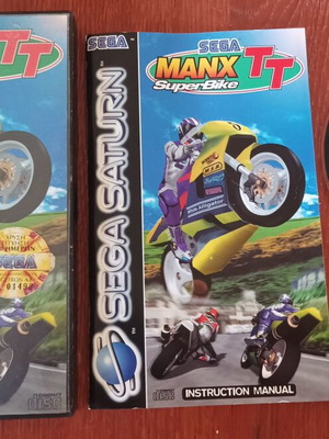 Manx TT Superbike για Sega Saturn μεταχειρισμένο, πλήρες με manual