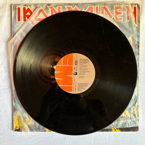 Iron Maiden vinyl record pack of two first Greek pressings