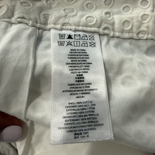 Michael Kors women's shorts, white, low waist, size S