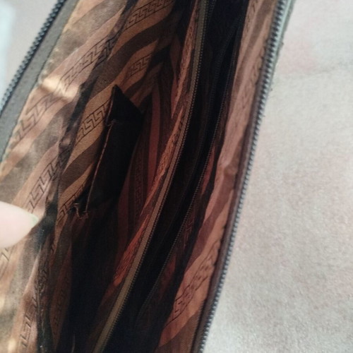 Handbag and shoulder bag with snake pattern, like new