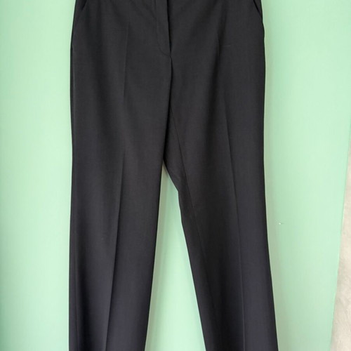 S.Oliver Straight Tailored Pants Like New Blue-Grey Size M
