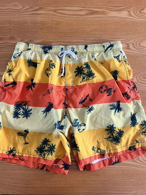 Vintage XL Swimwear with Colorful Print Like New