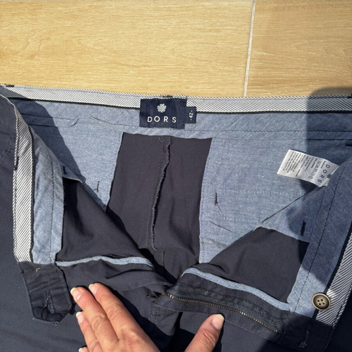 Dors men's fabric pants like new, size XXL, blue