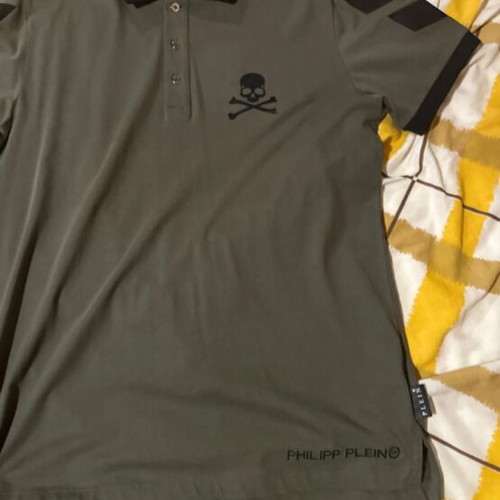 Polo Philipp Plein like new, size L, black and green