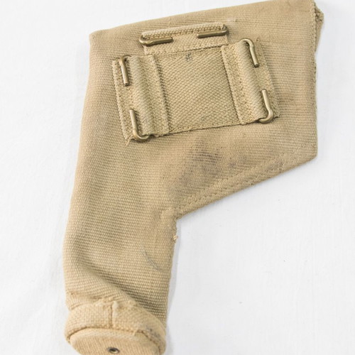 Canvas holster for officer's revolver 1943 used, British army