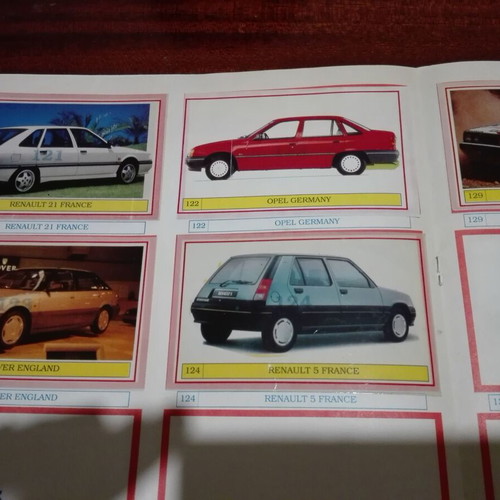 Karouzel Rally Acropolis sticker album used with stickers