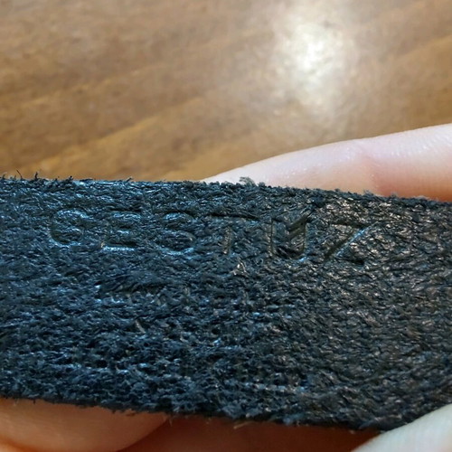 Gestuz genuine leather belt like new, black, adjustable