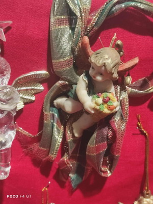 Christmas angels like new, set of 10, various sizes
