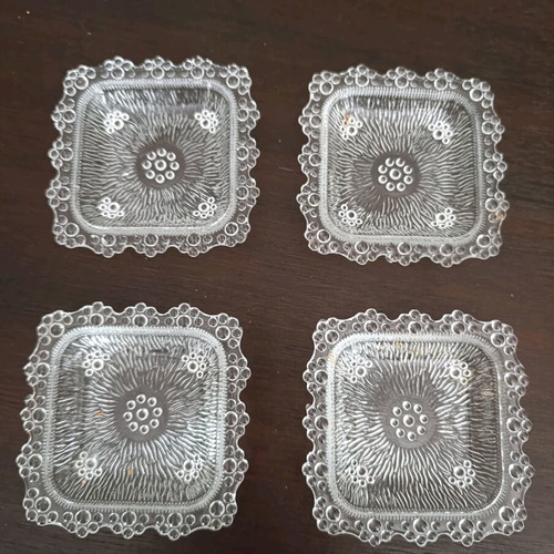 Plates for spoon sweet like new, set of 4 pieces