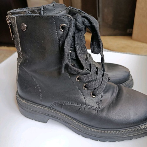 Xti Urban Style leather boots used, size 35, black