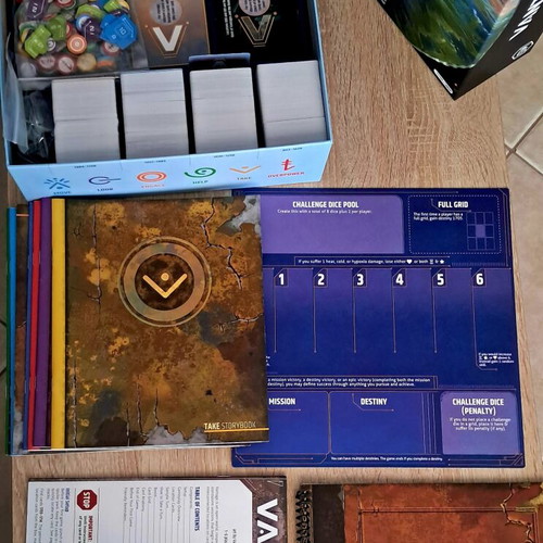 Vantage board game like new with upgrade components