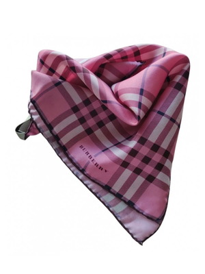 Burberry копринен шал употребяван 50x50 см