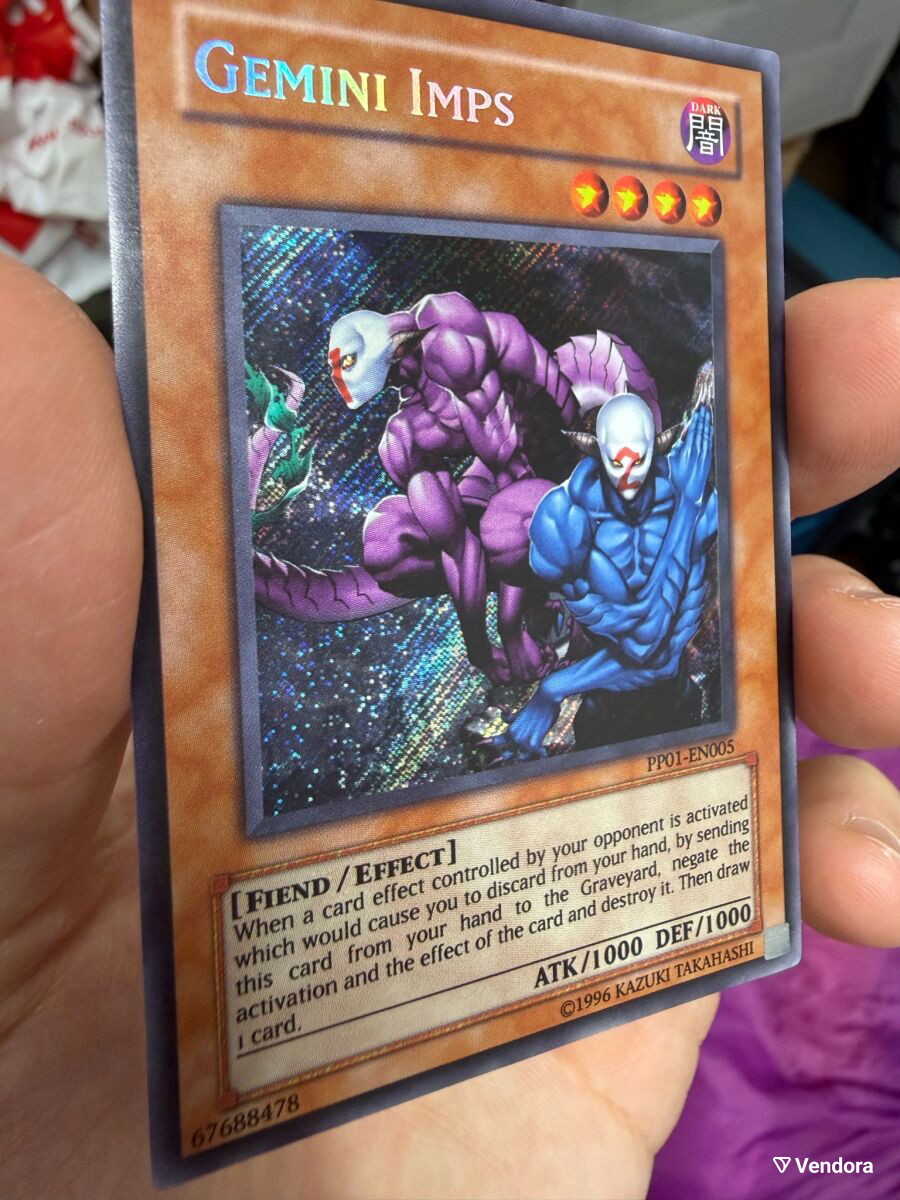 Yu-Gi-Oh Gemini Imps PP01-EN005 secret - 6,00 - Vendora.cy Yu-Gi-Oh Gemini Imps PP01-EN005 secret - 6,00 - Vendora.cy