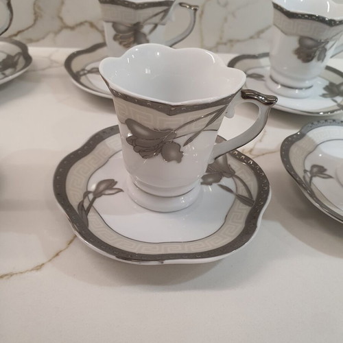Hi Luxe Japan coffee cups set of 6 like new