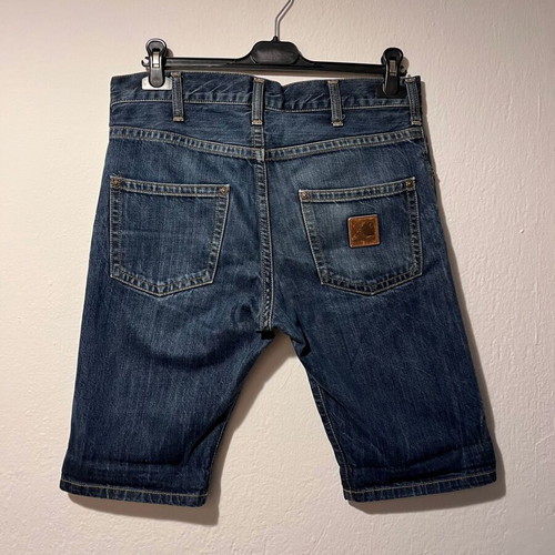 Carhartt Men Cargo Shorts Slim Bermuda used, size 30, blue