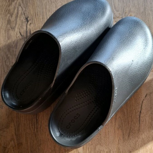 Crocs platform sandals like new, black, size 39